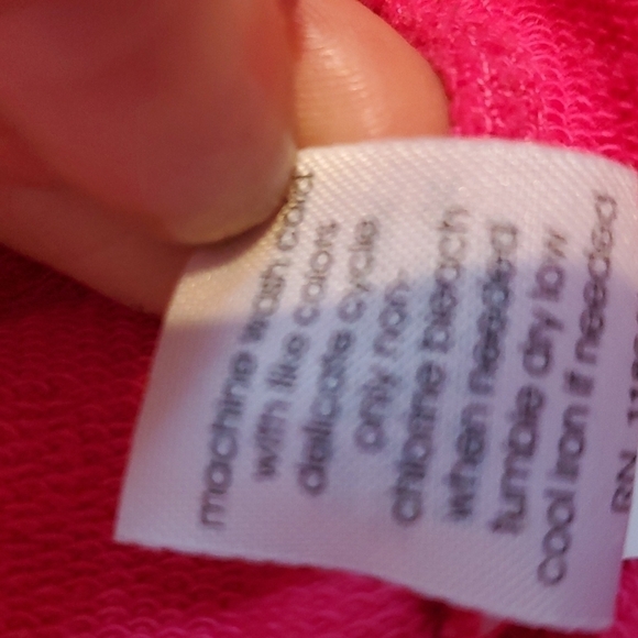 Lane Bryant- Women's oversized COWL neck hooded Sweatshirt 🌸Peony Pink Sz. 1X - Picture 6 of 6